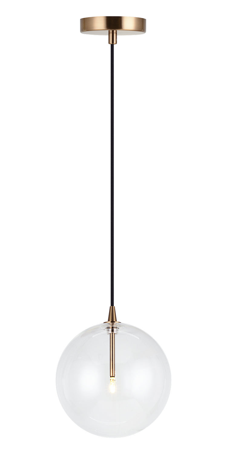 Matteo Canada - Pendant - Bolha - Aged Gold Brass- Union Lighting Luminaires Decor