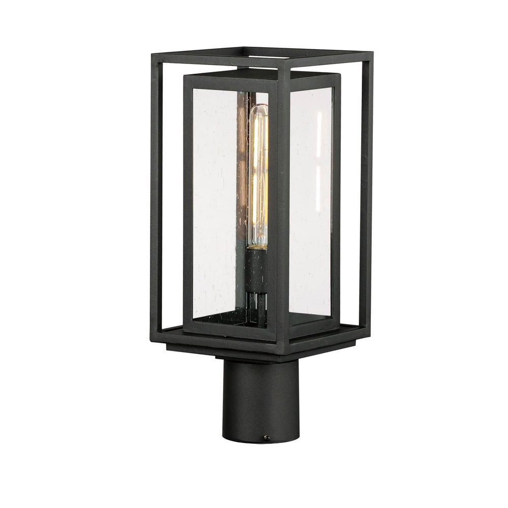 Maxim - One Light Outdoor Post Mount - Cabana - Black- Union Lighting Luminaires Decor