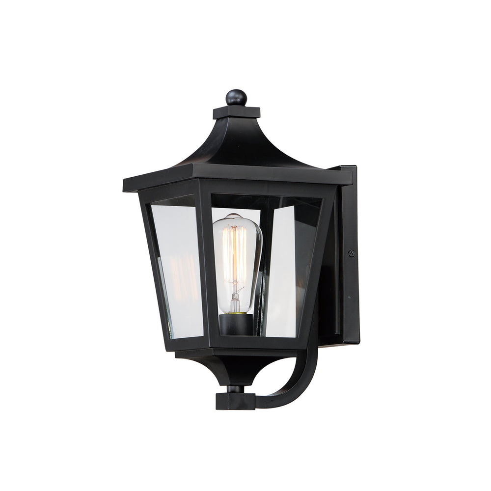 Maxim - One Light Outdoor Wall Sconce - Sutton Place VX - Black- Union Lighting Luminaires Decor