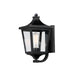 Maxim - One Light Outdoor Wall Sconce - Sutton Place VX - Black- Union Lighting Luminaires Decor