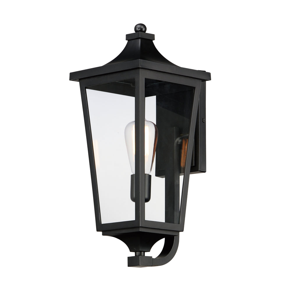 Maxim - One Light Outdoor Wall Sconce - Sutton Place VX - Black- Union Lighting Luminaires Decor