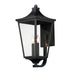 Maxim - Two Light Outdoor Wall Sconce - Sutton Place VX - Black- Union Lighting Luminaires Decor