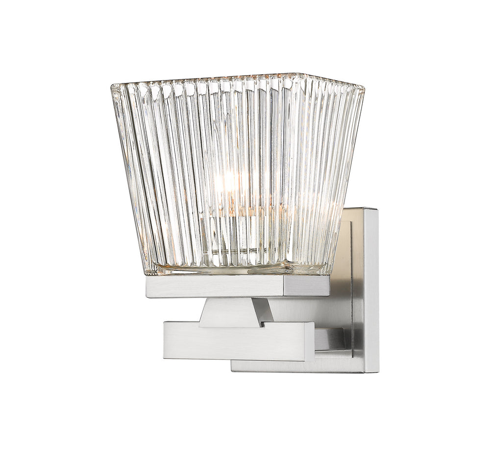 Z-Lite Canada - One Light Wall Sconce - Astor - Brushed Nickel- Union Lighting Luminaires Decor