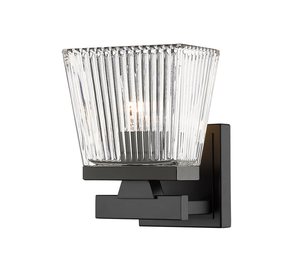 Z-Lite Canada - One Light Wall Sconce - Astor - Matte Black- Union Lighting Luminaires Decor