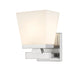 Z-Lite Canada - One Light Wall Sconce - Astor - Brushed Nickel- Union Lighting Luminaires Decor