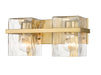Z-Lite Canada - Two Light Vanity - Bennington - Modern Gold- Union Lighting Luminaires Decor