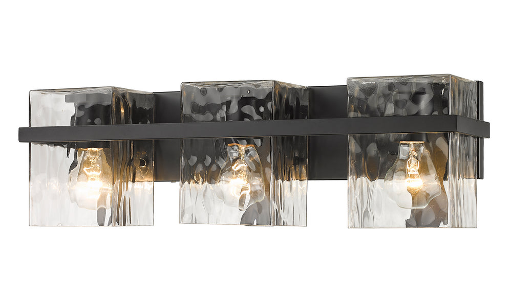Z-Lite Canada - Three Light Vanity - Bennington - Matte Black- Union Lighting Luminaires Decor