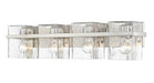 Z-Lite Canada - Four Light Vanity - Bennington - Brushed Nickel- Union Lighting Luminaires Decor