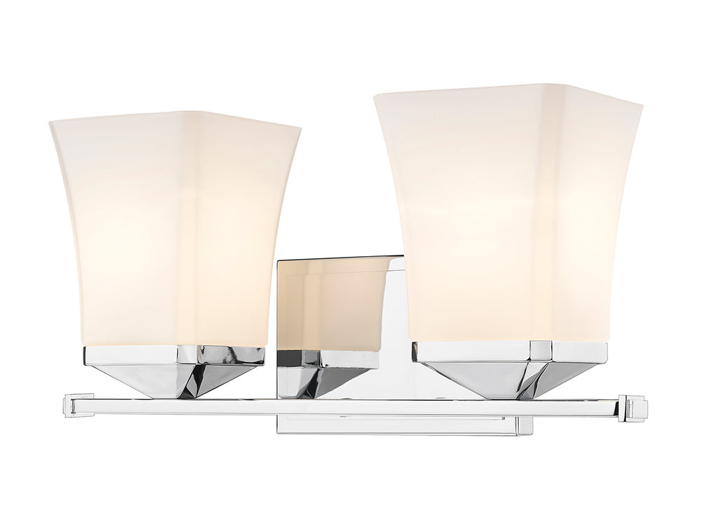 Z-Lite Canada - Two Light Vanity - Darcy - Chrome- Union Lighting Luminaires Decor