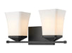 Z-Lite Canada - Two Light Vanity - Darcy - Matte Black- Union Lighting Luminaires Decor