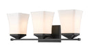 Z-Lite Canada - Three Light Vanity - Darcy - Matte Black- Union Lighting Luminaires Decor