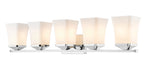 Z-Lite Canada - Five Light Vanity - Darcy - Chrome- Union Lighting Luminaires Decor