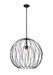 Z-Lite Canada - One Light Pendant - Elle - Matte Black- Union Lighting Luminaires Decor