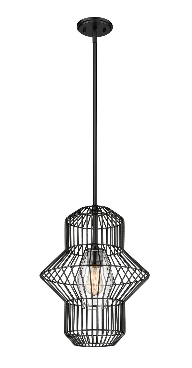 Z-Lite Canada - One Light Pendant - Orsay - Matte Black- Union Lighting Luminaires Decor