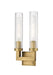 Z-Lite Canada - Two Light Wall Sconce - Beau - Rubbed Brass- Union Lighting Luminaires Decor