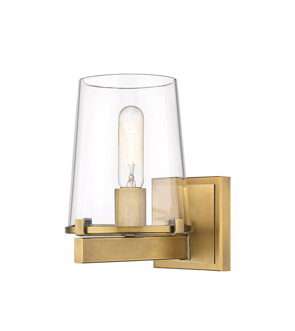 Z-Lite Canada - One Light Vanity - Callista - Rubbed Brass- Union Lighting Luminaires Decor