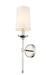 Z-Lite Canada - One Light Wall Sconce - Emily - Polished Nickel- Union Lighting Luminaires Decor