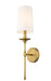 Z-Lite Canada - One Light Wall Sconce - Emily - Rubbed Brass- Union Lighting Luminaires Decor