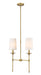 Z-Lite Canada - Two Light Island Pendant - Emily - Rubbed Brass- Union Lighting Luminaires Decor