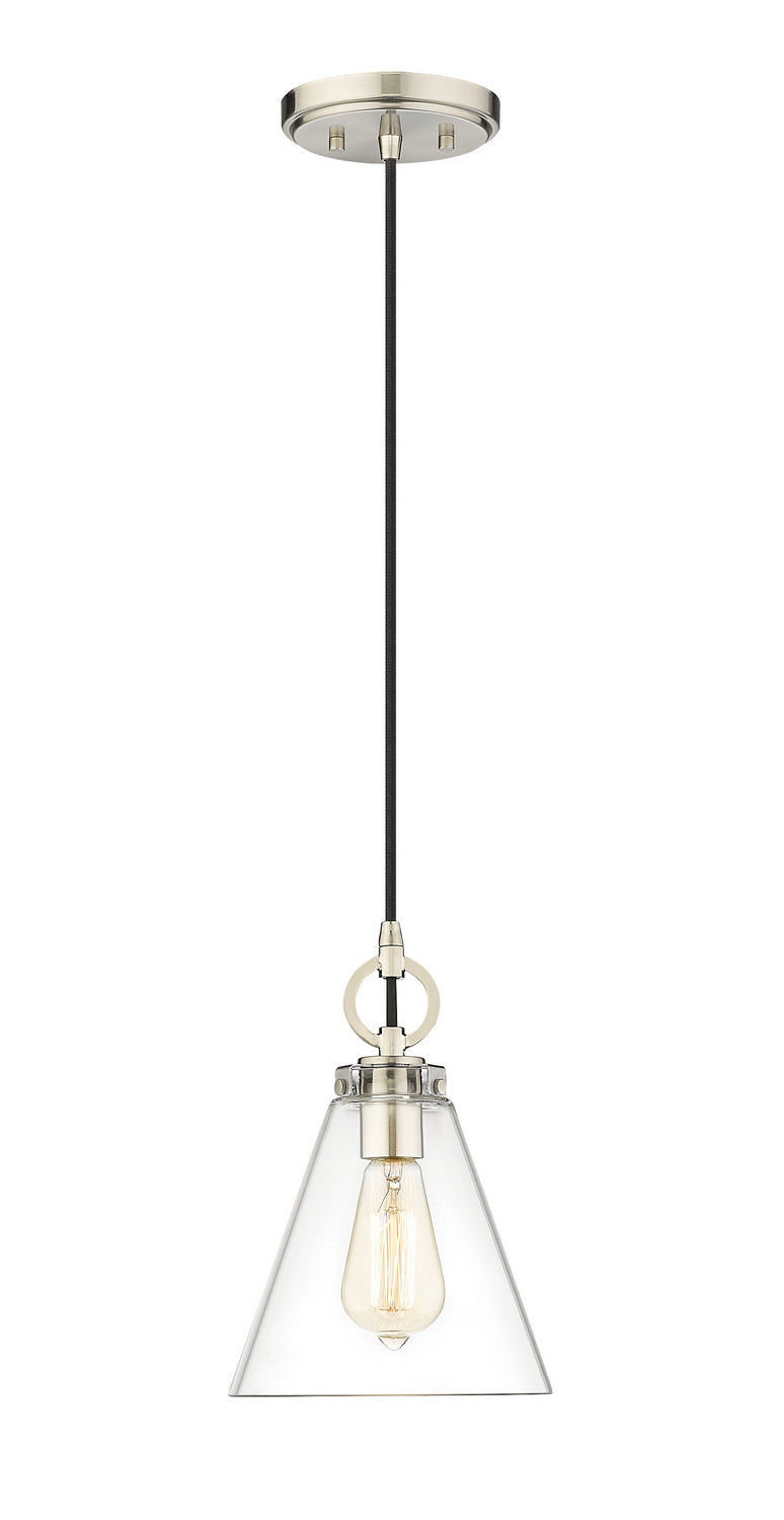 Z-Lite Canada - One Light Pendant - Harper - Brushed Nickel- Union Lighting Luminaires Decor