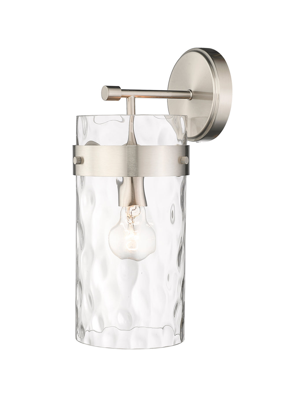 Z-Lite Canada - One Light Wall Sconce - Fontaine - Brushed Nickel- Union Lighting Luminaires Decor