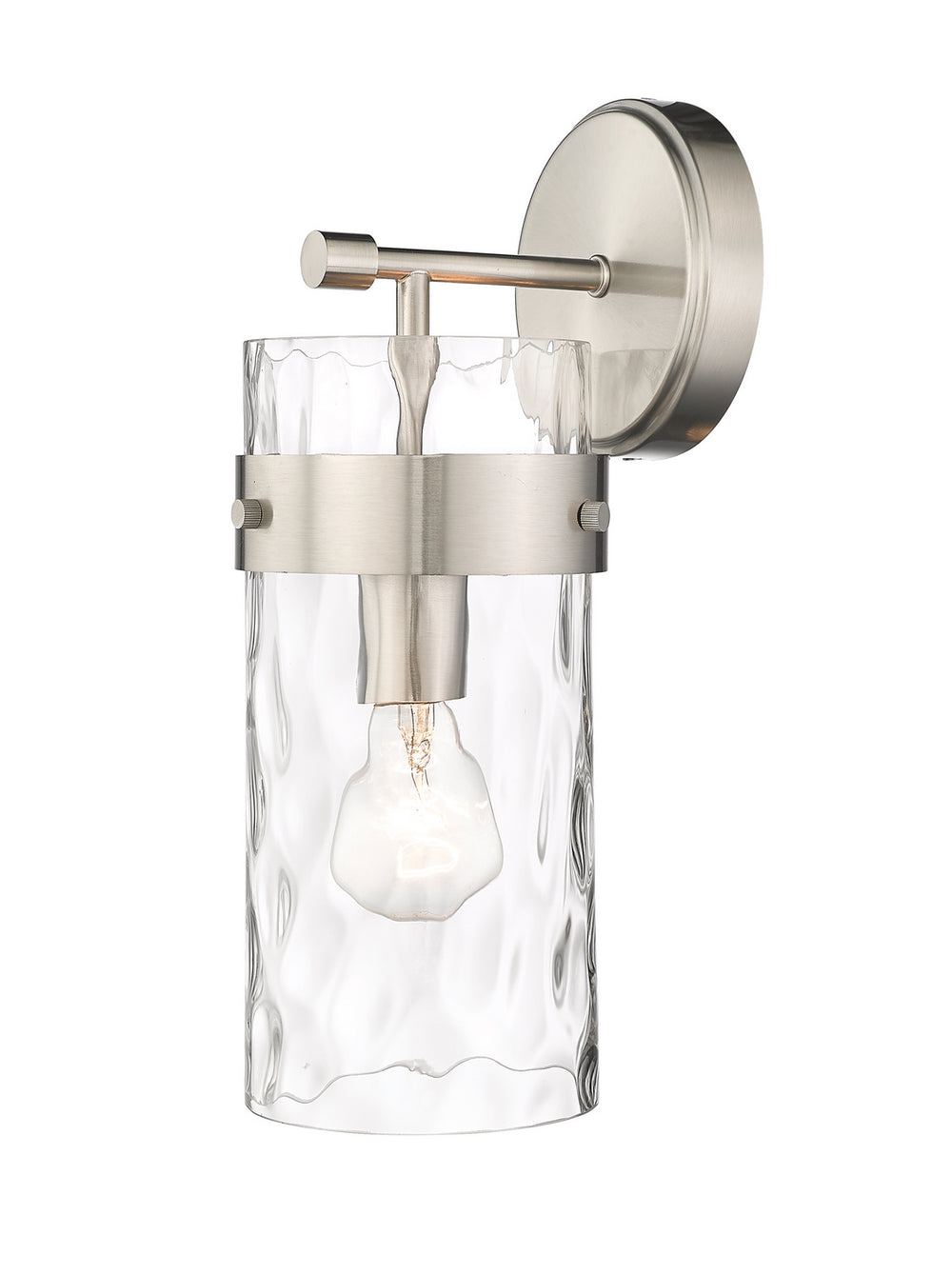 Z-Lite Canada - One Light Wall Sconce - Fontaine - Brushed Nickel- Union Lighting Luminaires Decor