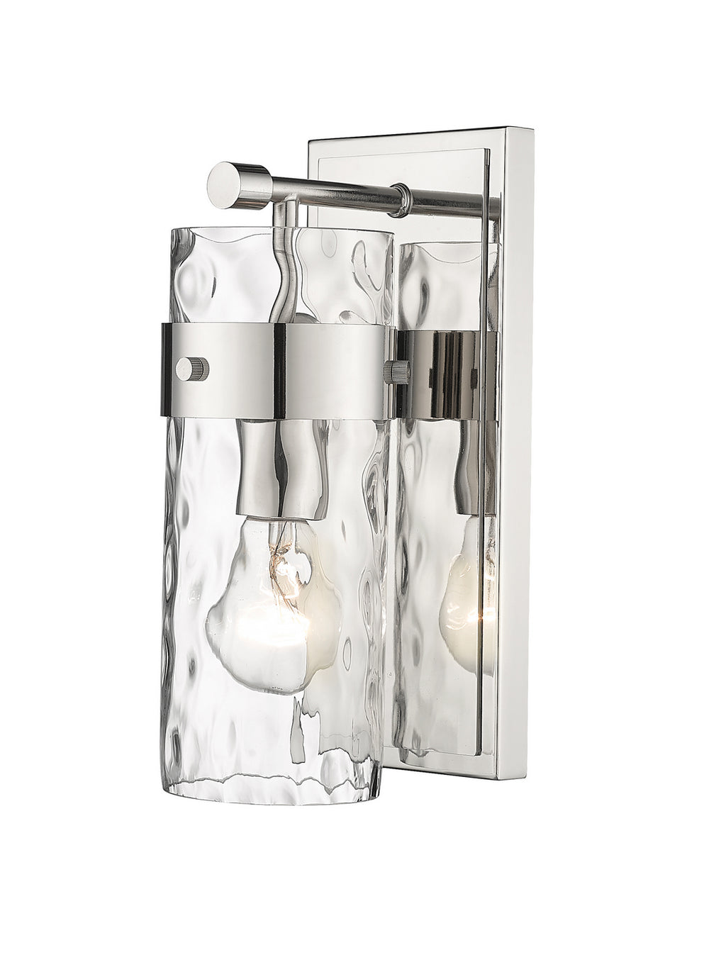 Z-Lite Canada - One Light Vanity - Fontaine - Polished Nickel- Union Lighting Luminaires Decor