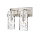 Z-Lite Canada - Two Light Vanity - Fontaine - Brushed Nickel- Union Lighting Luminaires Decor