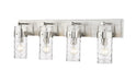 Z-Lite Canada - Four Light Vanity - Fontaine - Brushed Nickel- Union Lighting Luminaires Decor