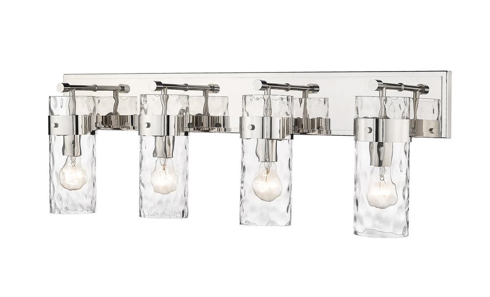 Z-Lite Canada - Four Light Vanity - Fontaine - Polished Nickel- Union Lighting Luminaires Decor
