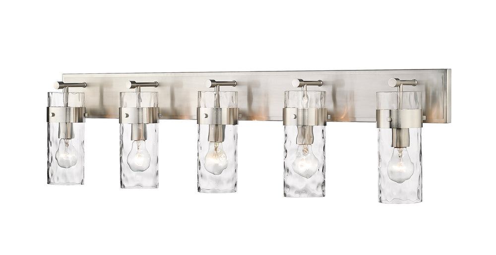 Z-Lite Canada - Five Light Vanity - Fontaine - Brushed Nickel- Union Lighting Luminaires Decor