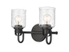 Z-Lite Canada - Two Light Vanity - Kinsley - Matte Black- Union Lighting Luminaires Decor