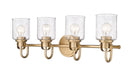 Z-Lite Canada - Four Light Vanity - Kinsley - Heirloom Gold- Union Lighting Luminaires Decor