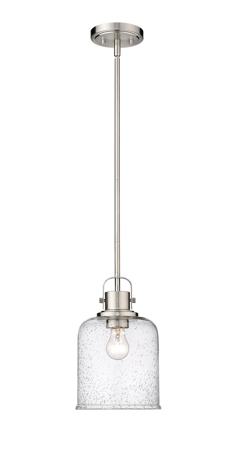 Z-Lite Canada - One Light Pendant - Kinsley - Brushed Nickel- Union Lighting Luminaires Decor