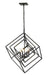 Z-Lite Canada - Four Light Chandelier - Euclid - Matte Black- Union Lighting Luminaires Decor
