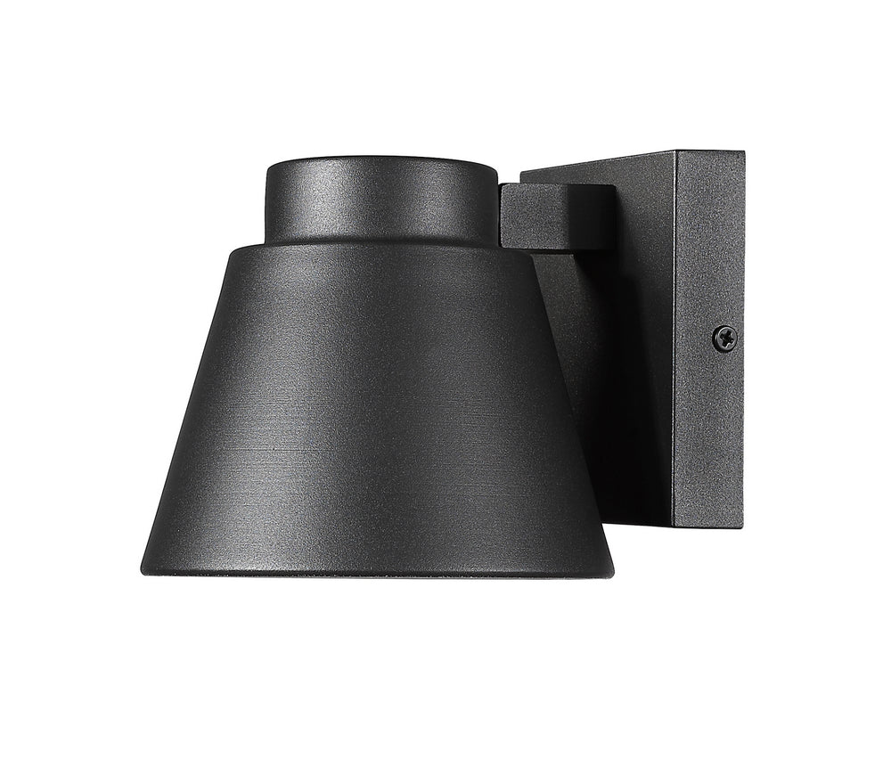 Z-Lite Canada - LED Outdoor Wall Sconce - Asher - Black- Union Lighting Luminaires Decor