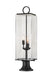 Z-Lite Canada - Three Light Outdoor Pier Mount - Sana - Black- Union Lighting Luminaires Decor