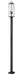 Z-Lite Canada - Three Light Outdoor Post Mount - Sana - Black- Union Lighting Luminaires Decor