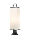 Z-Lite Canada - Three Light Outdoor Pier Mount - Sana - Black- Union Lighting Luminaires Decor