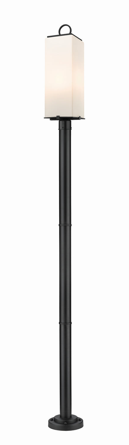 Z-Lite Canada - Three Light Outdoor Post Mount - Sana - Black- Union Lighting Luminaires Decor