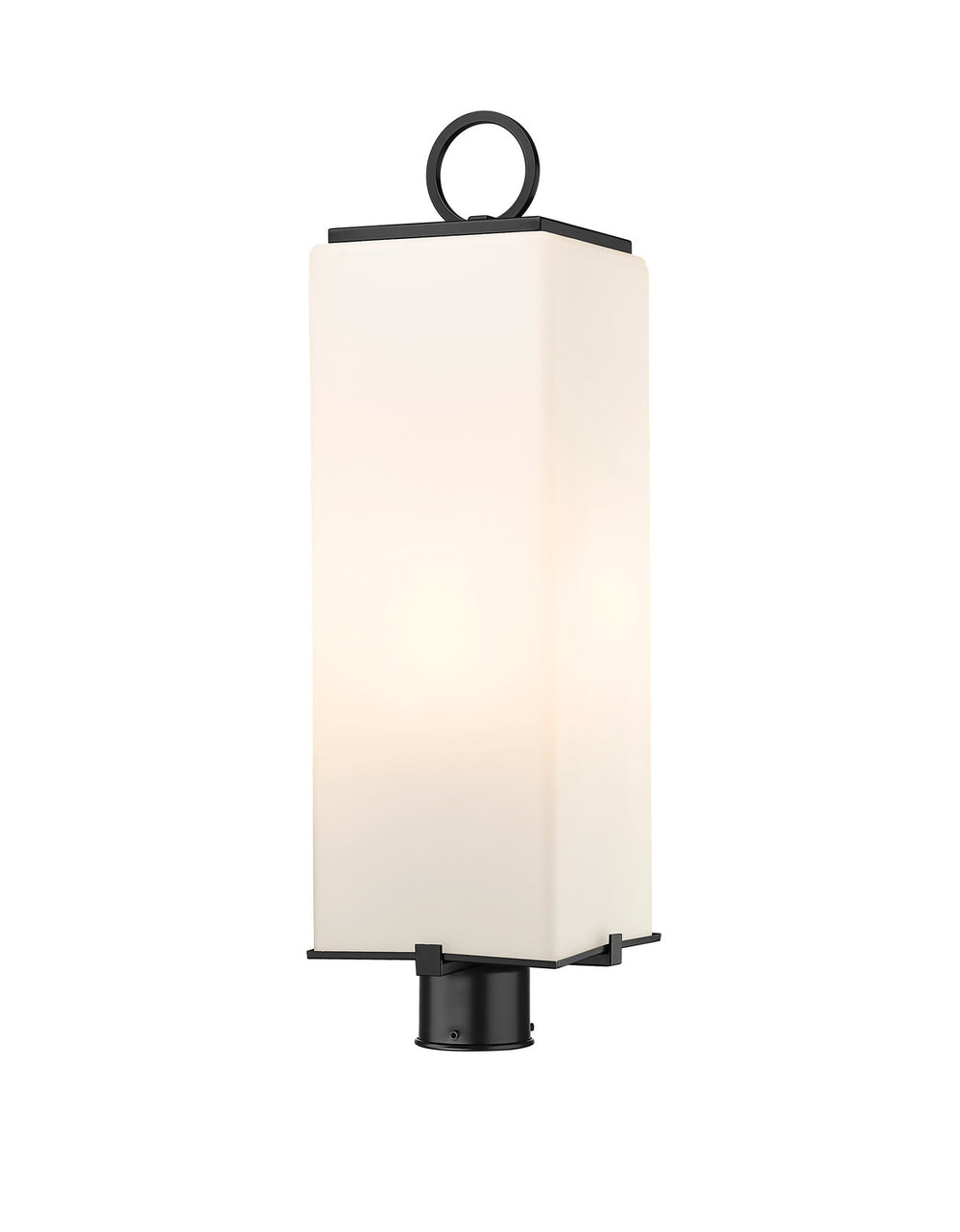 Z-Lite Canada - Three Light Outdoor Post Mount - Sana - Black- Union Lighting Luminaires Decor