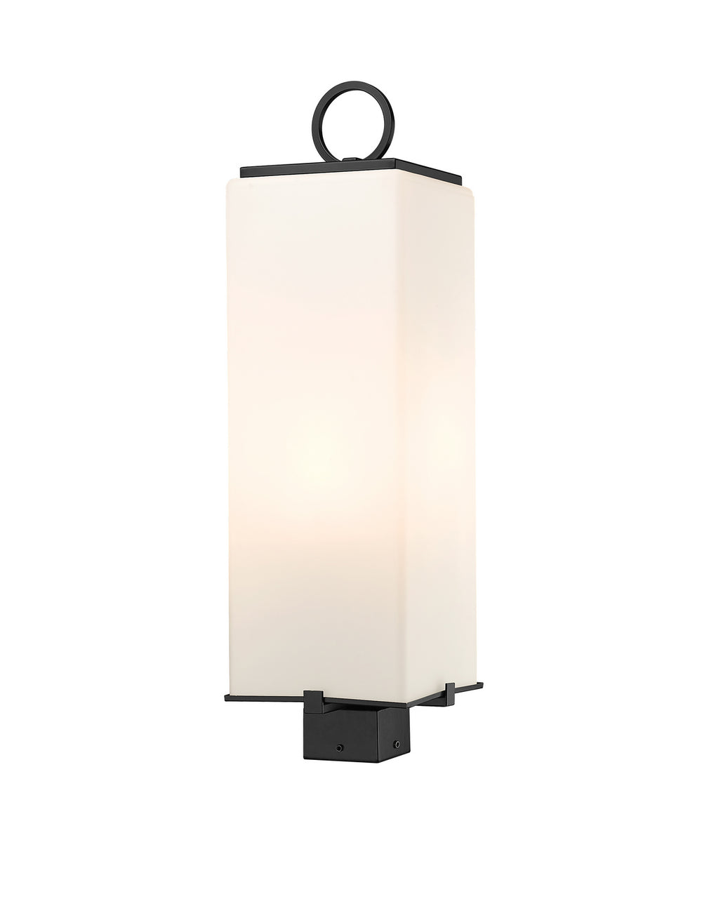 Z-Lite Canada - Three Light Outdoor Post Mount - Sana - Black- Union Lighting Luminaires Decor