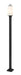 Z-Lite Canada - Two Light Outdoor Post Mount - Sana - Black- Union Lighting Luminaires Decor