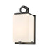 Z-Lite Canada - One Light Outdoor Wall Sconce - Sana - Black- Union Lighting Luminaires Decor