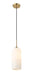 Z-Lite Canada - One Light Pendant - Monty - Heritage Brass- Union Lighting Luminaires Decor