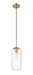 Z-Lite Canada - One Light Pendant - Monty - Heritage Brass- Union Lighting Luminaires Decor