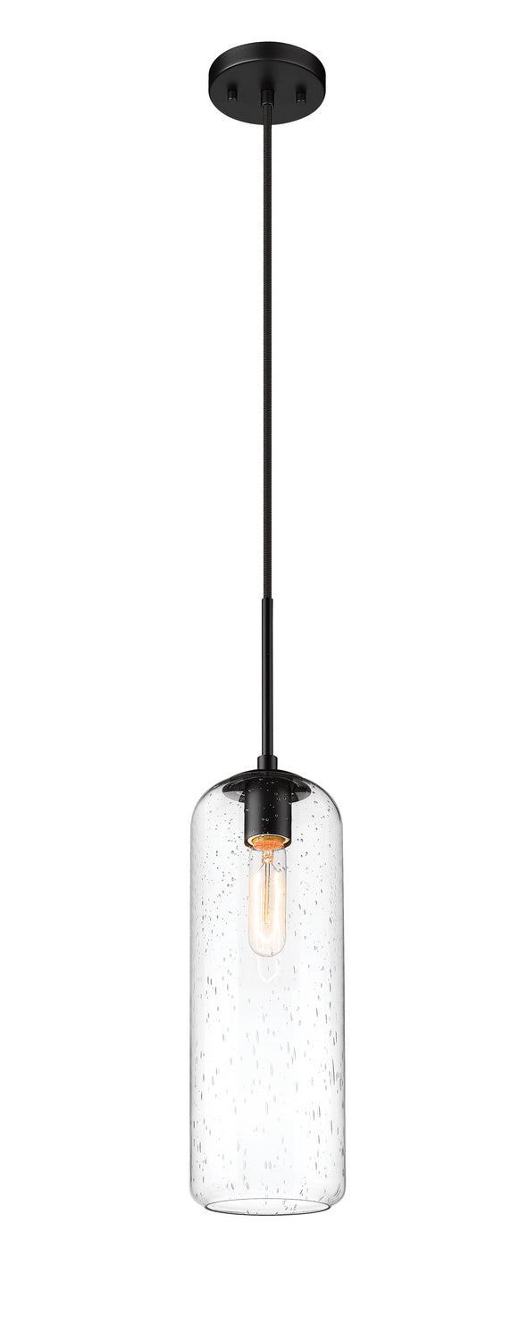 Z-Lite Canada - One Light Pendant - Monty - Matte Black- Union Lighting Luminaires Decor