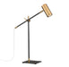 Z-Lite Canada - One Light Table Lamp - Calumet - Matte Black / Olde Brass- Union Lighting Luminaires Decor