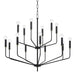 Mitzi - 15 Light Chandelier - Bailey - Aged Brass/Soft Black- Union Lighting Luminaires Decor