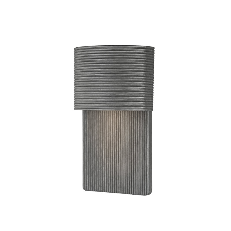 Troy Lighting Canada - One Light Outdoor Wall Sconce - Tempe - Graphite- Union Lighting Luminaires Decor